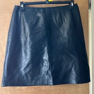 Style & Co.100% leather skirt size 12